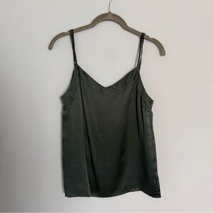 Siizu Green Silk Tank